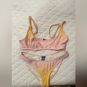 triangl swim suit top and bottom